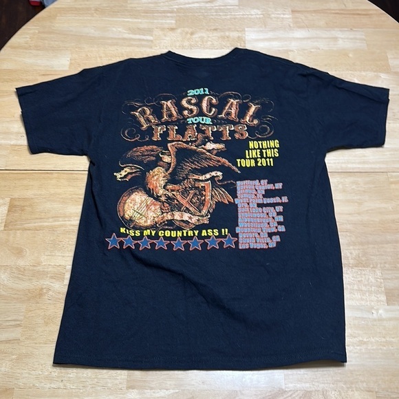 Rascal flatts t-shirt band tee men’s medium country music artist tour rock - Picture 5 of 6